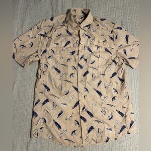 Ocean & Coast Fishing Button up Medium shirt